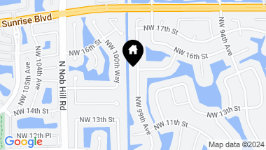 Map of 1481 NW 99th Ave, Plantation FL, 33322