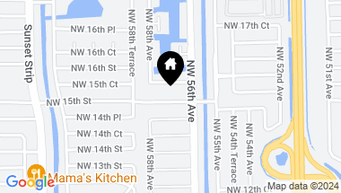 Map of 5641 NW 15th Street, Lauderhill FL, 33313