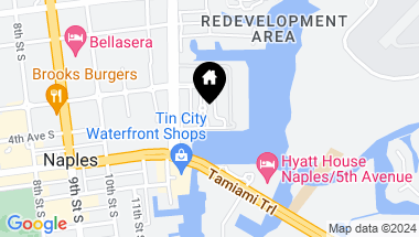 Map of 451 Bayfront PL # 5502, NAPLES FL, 34102