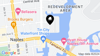 Map of 410 Bayfront PL # 2205, NAPLES FL, 34102