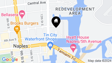Map of 410 Bayfront PL # 2208, NAPLES FL, 34102
