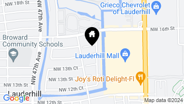 Map of 1501 NW 43rd Ave 203, Lauderhill FL, 33313