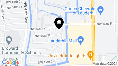 Map of 1599 NW 43rd Avenue 204, Lauderhill FL, 33313