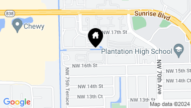 Map of 7451 NW 16th St 401, Plantation FL, 33313