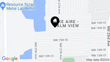 Map of 2730 NW 16th St, Fort Lauderdale FL, 33311