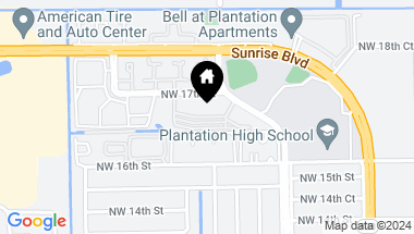 Map of 7000 NW 17th St 219, Plantation FL, 33313