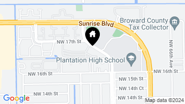 Map of 1681 NW 70th Ave # 205, Plantation FL, 33313
