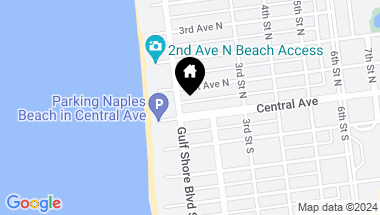 Map of 129 Central AVE, NAPLES FL, 34102
