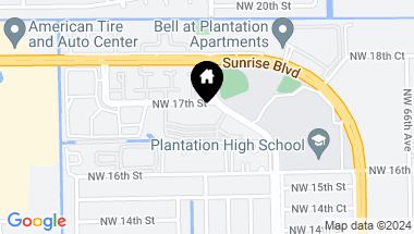 Map of 7000 NW 17th St # 311, Plantation FL, 33313