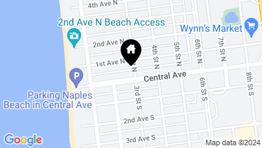 Map of 285 Central AVE, NAPLES FL, 34102