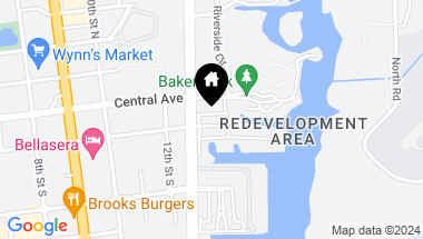 Map of 1345 1st AVE S, NAPLES FL, 34102