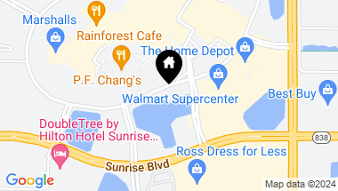 Map of 12585 W Blvd, Sunrise FL, 33323
