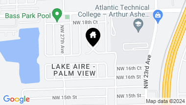 Map of 2500 NW 17th St, Fort Lauderdale FL, 33311