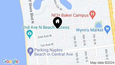 Map of 349 2nd AVE N, NAPLES FL, 34102