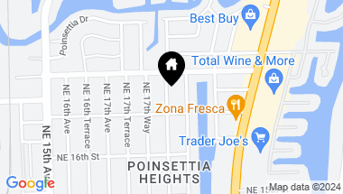 Map of 1718 N Victoria Park Rd, Fort Lauderdale FL, 33305