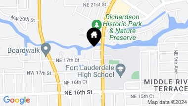 Map of 1761 NE 4th Ave, Fort Lauderdale FL, 33305