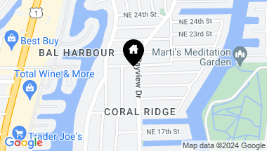 Map of 2017 BAYVIEW DR, Fort Lauderdale FL, 33305