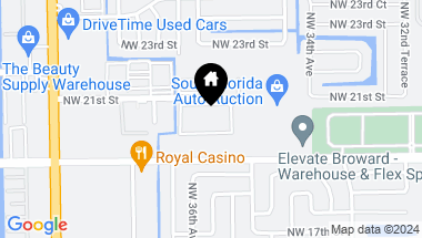 Map of 3610 NW 21st Street 313, Lauderdale Lakes FL, 33311