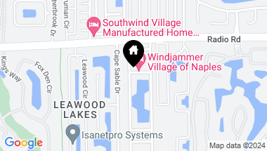 Map of 94 Pacific WAY # 94, NAPLES FL, 34104
