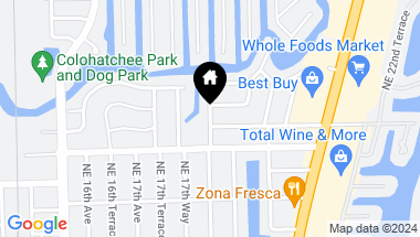 Map of 1913 N Victoria Park Rd, Fort Lauderdale FL, 33305