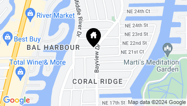 Map of 2103 Bayview Dr, Fort Lauderdale FL, 33305