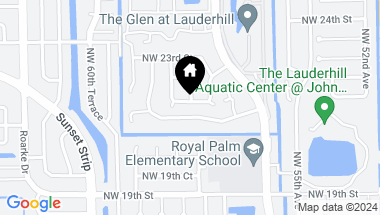 Map of 5952 NW 21st St 52-C, Fort Lauderdale FL, 33313