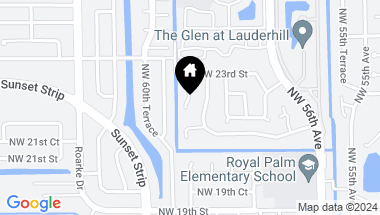 Map of 2201 NW 59th Way 65A, Lauderhill FL, 33313