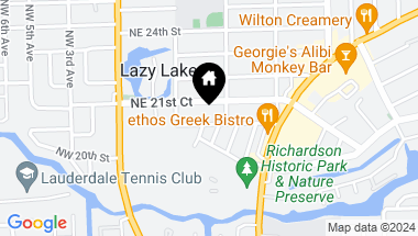 Map of 223 NE 21st Street, Wilton Manors FL, 33305
