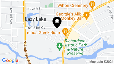 Map of 317 NE 21st St, Wilton Manors FL, 33305