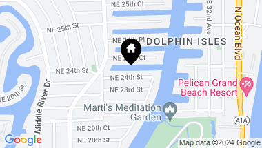 Map of 2841 NE 24th St, Fort Lauderdale FL, 33305