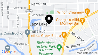 Map of 200 NE 22nd St, Wilton Manors FL, 33305