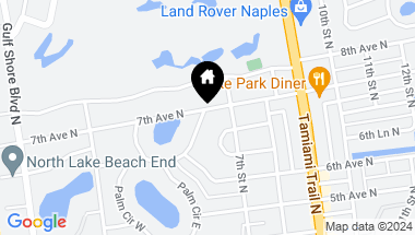 Map of 624 S 7th Avenue # A, Naples FL, 34102