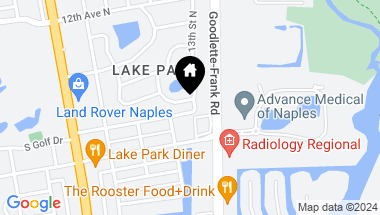 Map of 1275 8th AVE N, NAPLES FL, 34102
