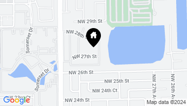 Map of 2701 NW 29th Ter, Oakland Park FL, 33311