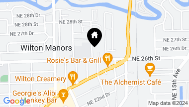 Map of 2606 NE 9 Avenue, Wilton Manors FL, 33334