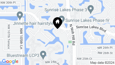 Map of 10120 Lakes Blvd 209, Sunrise FL, 33322