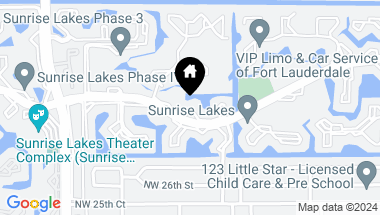 Map of 9441 Lakes Blvd 109, Sunrise FL, 33322