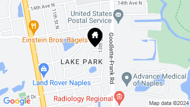 Map of 1292 Forest AVE, NAPLES FL, 34102