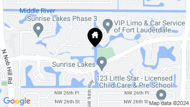 Map of 9121 Lakes Blvd 104, Sunrise FL, 33322