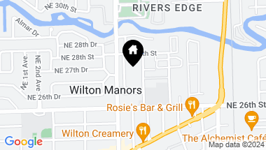 Map of 2681 NE 8th Ave 2681, Wilton Manors FL, 33334