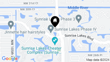 Map of 2901 N Nob Hill Rd # 207, Sunrise FL, 33322