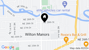 Map of 2726 NE 6th Ln, Wilton Manors FL, 33334