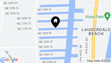 Map of 2871 NE 26th Pl, Fort Lauderdale FL, 33306