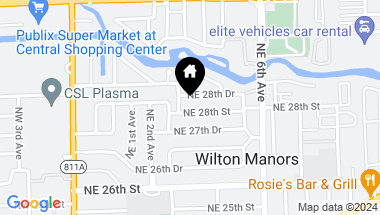 Map of 325 NE 28th St, Wilton Manors FL, 33334