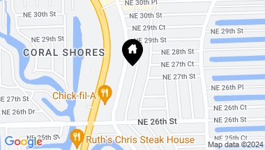 Map of 2701 NE 26th Ave, Fort Lauderdale FL, 33306