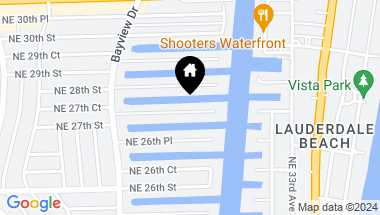 Map of 2881 NE 27th Street, Fort Lauderdale FL, 33306