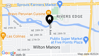 Map of 2831 NE 6th Ave, Wilton Manors FL, 33334