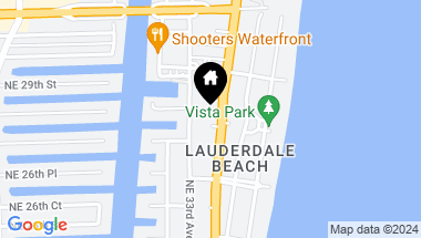 Map of 2831 N Ocean Blvd # 306N, Fort Lauderdale FL, 33308