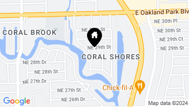Map of 2816 Coral Shores Dr, Fort Lauderdale FL, 33306