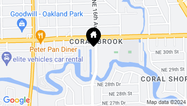 Map of 3057 NE 16th Avenue, Oakland Park FL, 33334